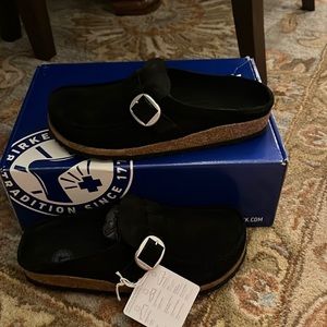 Birkenstock Buckley black 8 narrow new